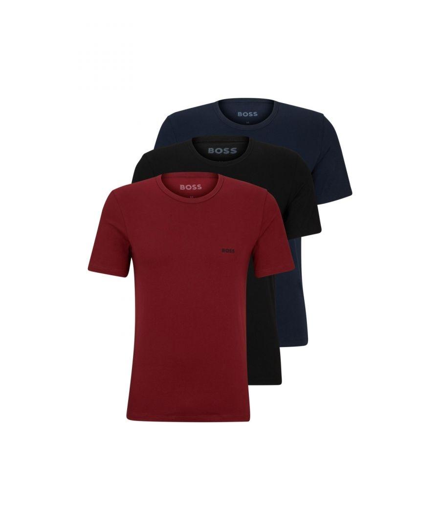 burgundy hugo boss t shirt