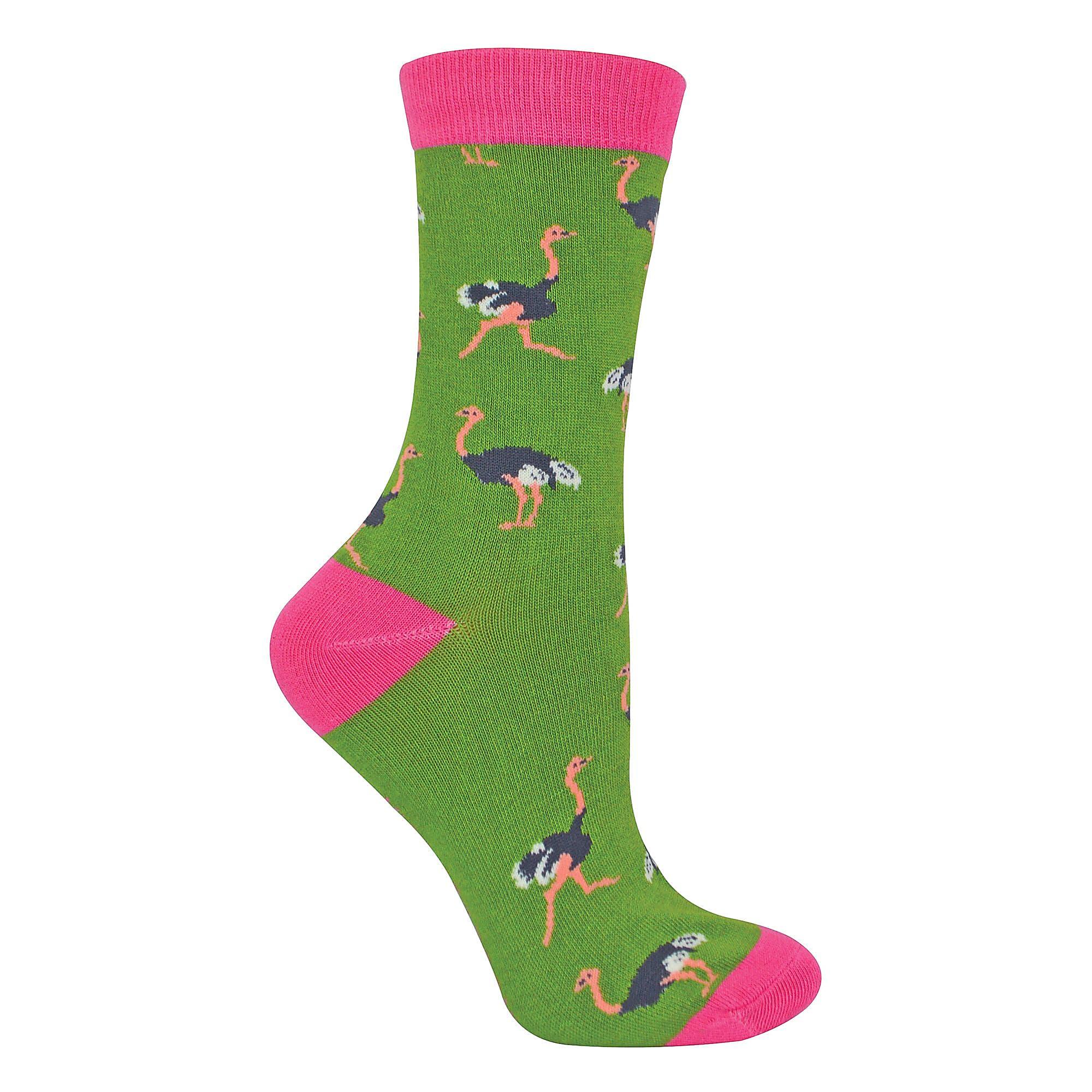 Miss Sparrow Damen Socken - Violinschlüssel & Musiknoten Design, Marineblau, Einheitsgröße, Baumwolle Mix