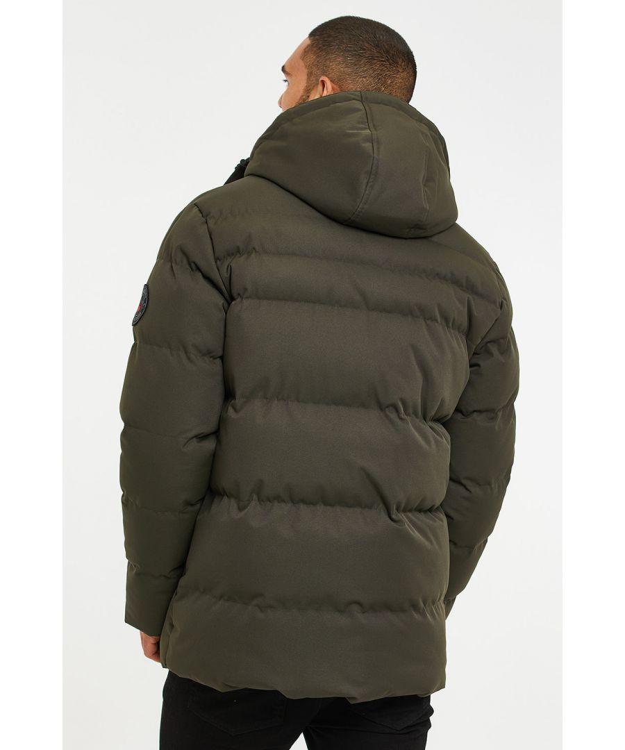 Threadbare parka top