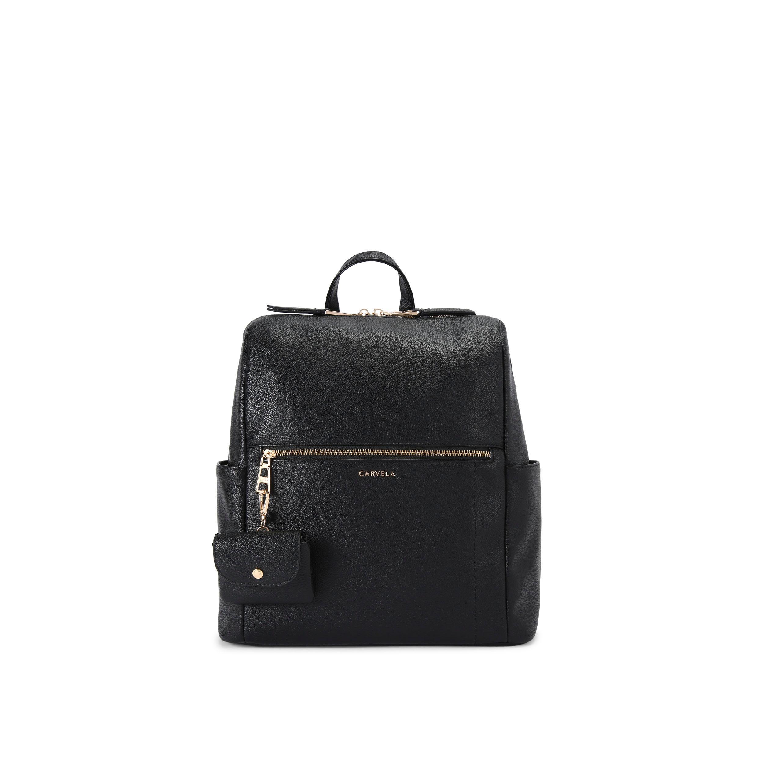 black leather backpack handbag uk For Women | Square Leather Backpack | 15