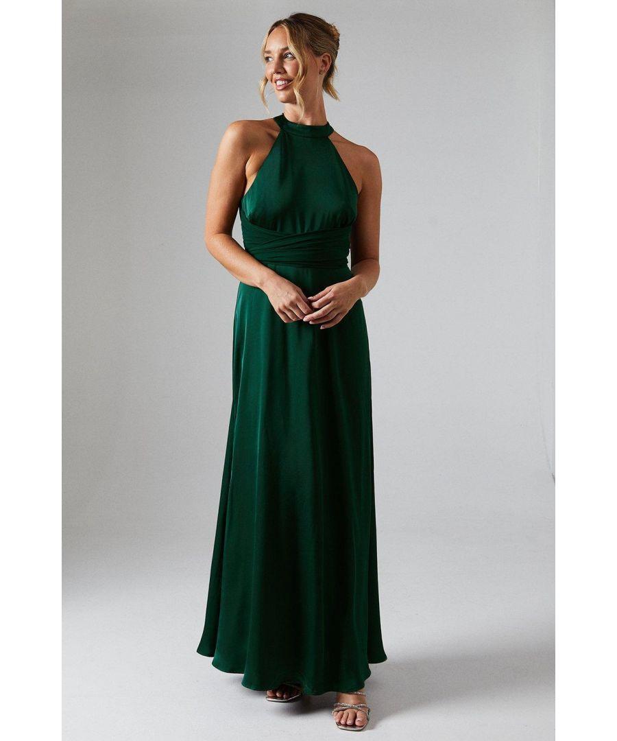 coast emerald green dress Elegant Elena Maxi Dress in Emerald main image 0