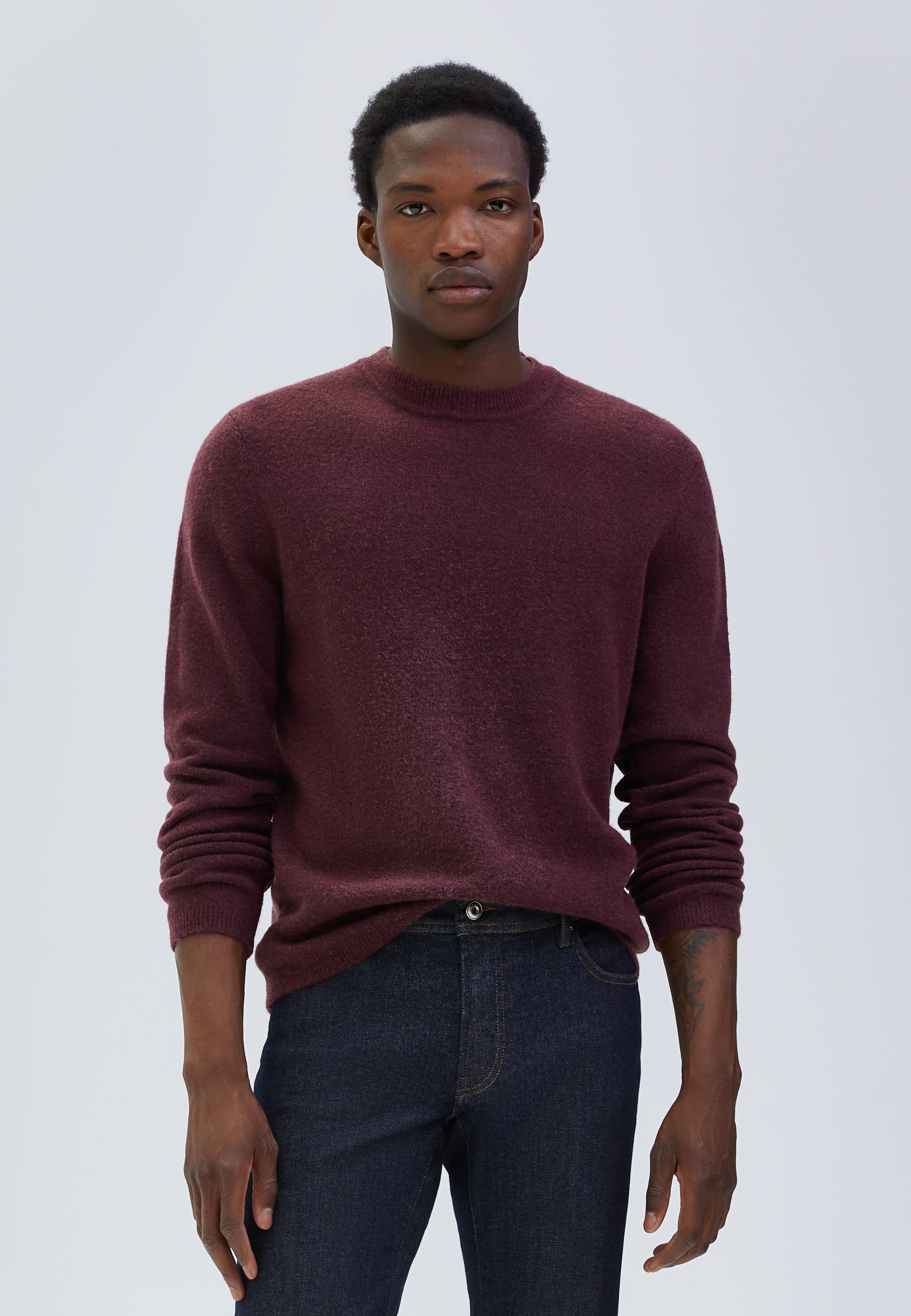 IKKS Round Neck Long Sleeve Jumper in Red for Men Lyst UK