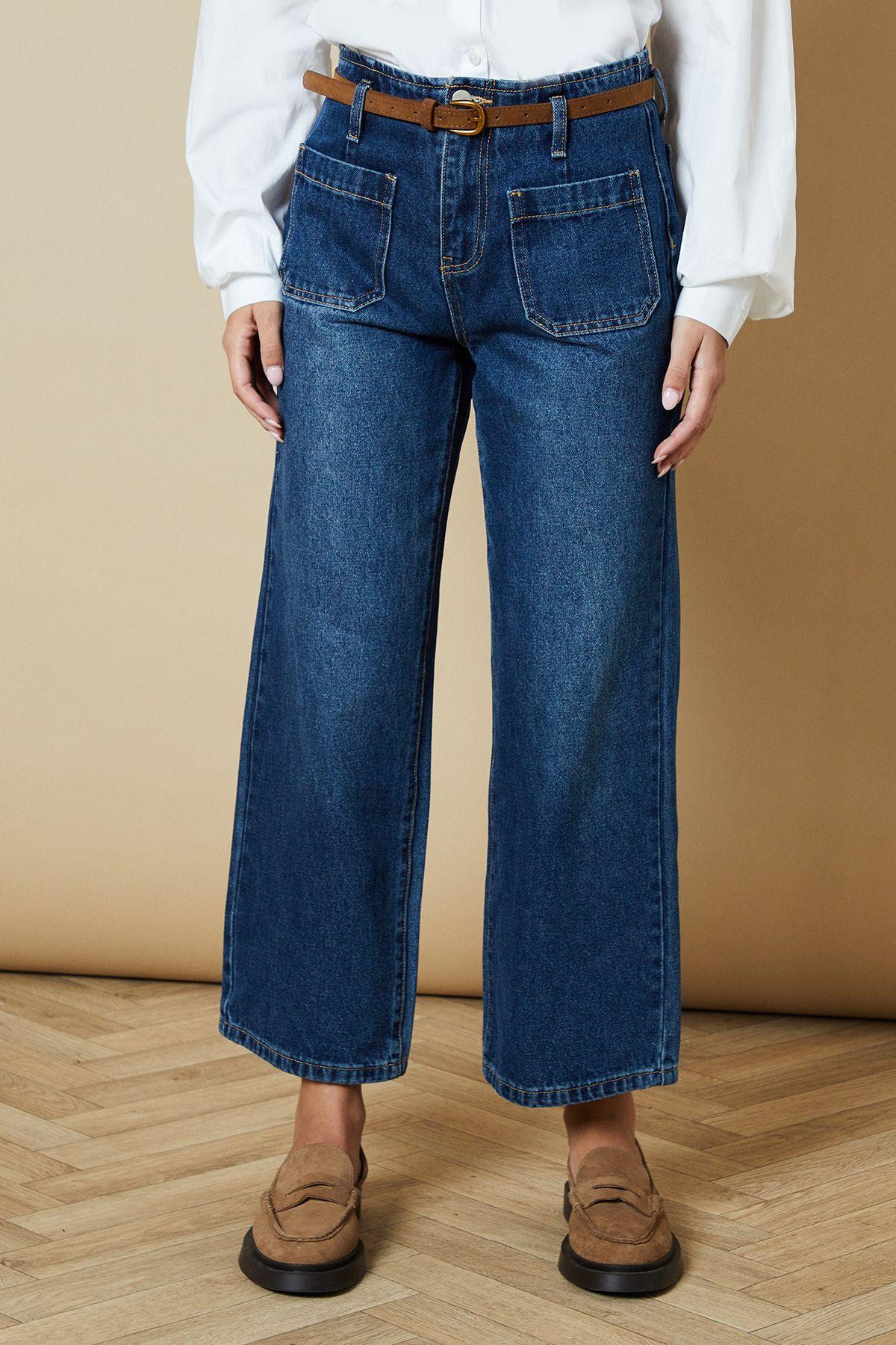High Rise Vintage Straight Leg Jeans 11