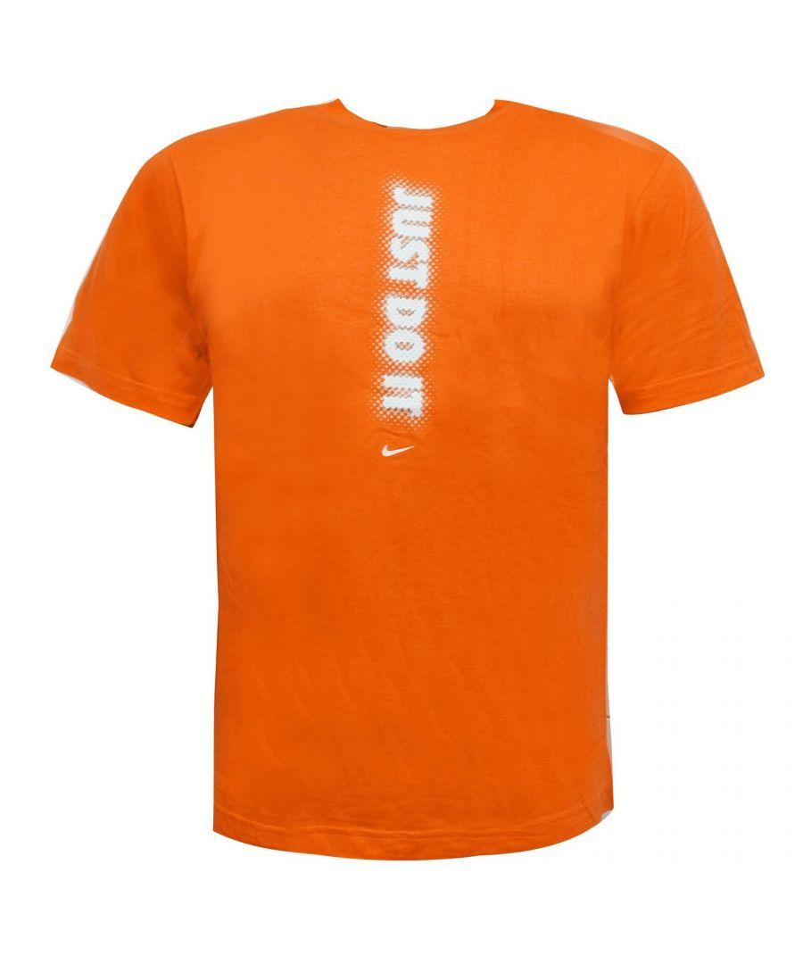 Just do it sales nike shirt orange