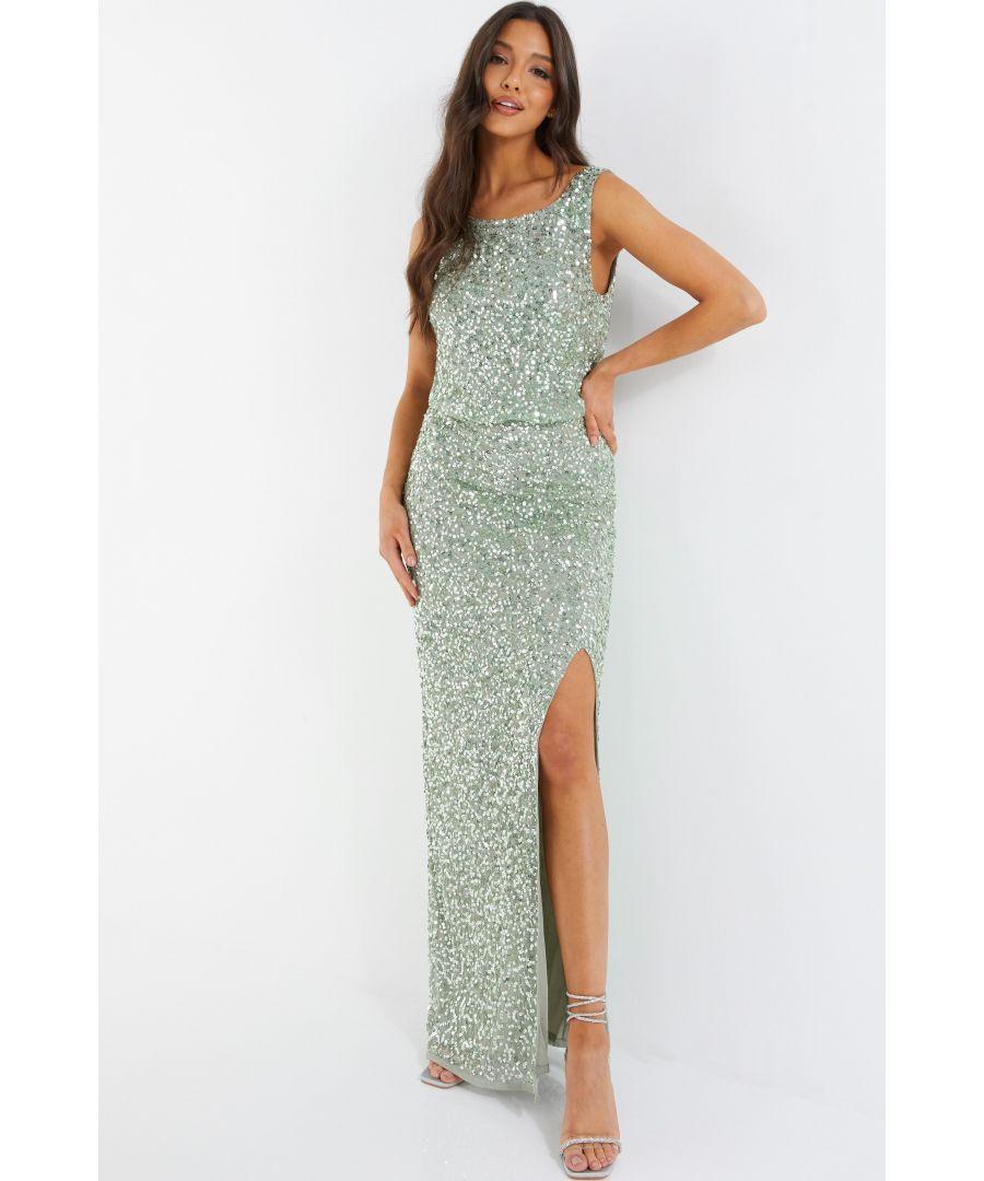 Quiz sage green dress 2025