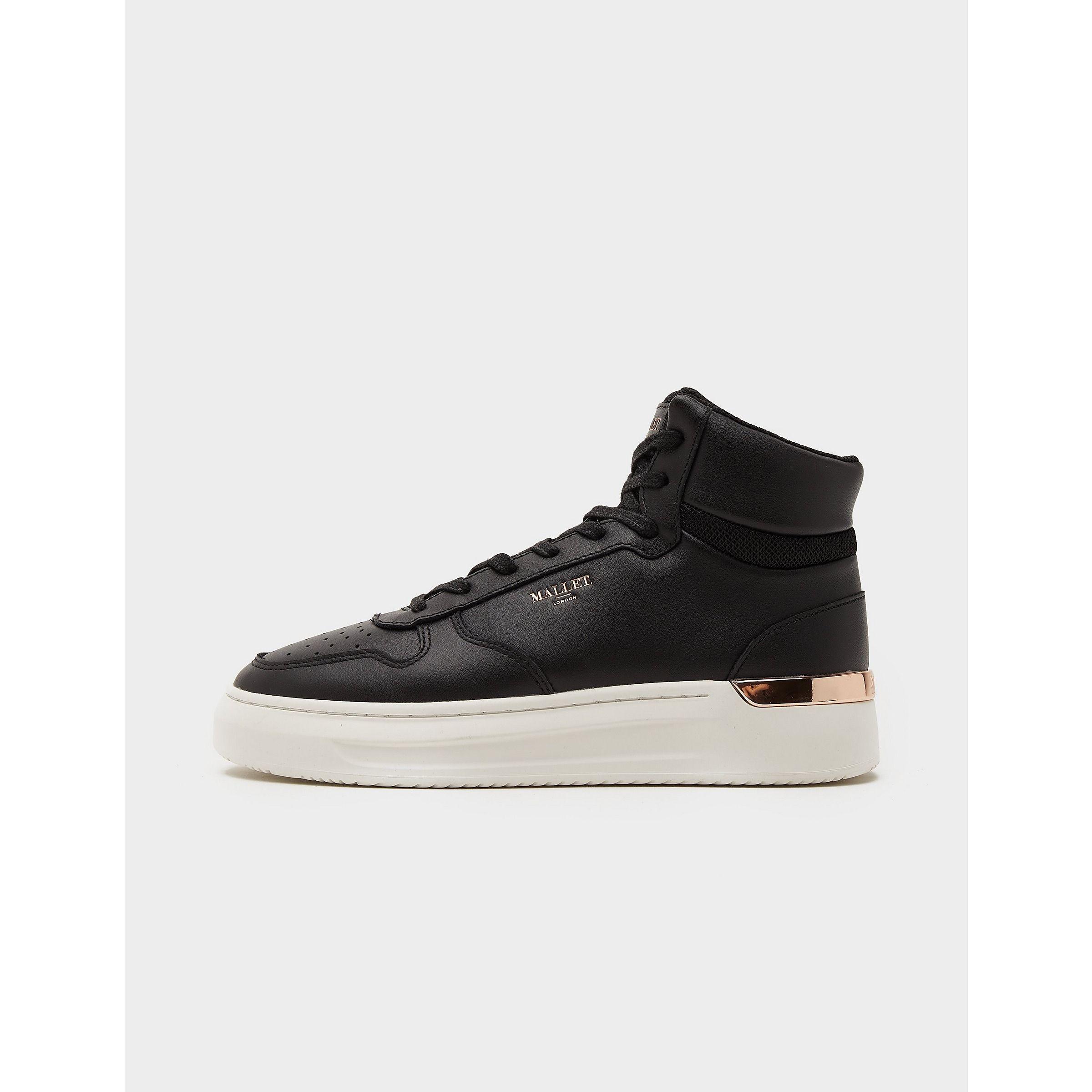 Mallet Hoxton Mid-top Trainers in Black Lyst UK
