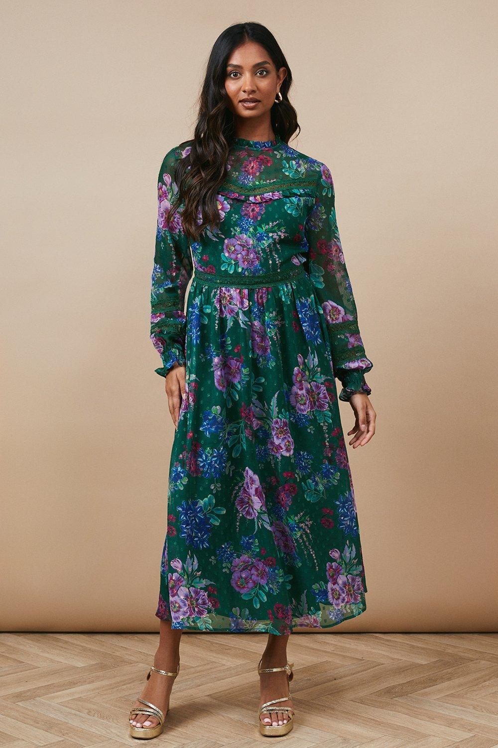 Oasis glitter midi dress clearance