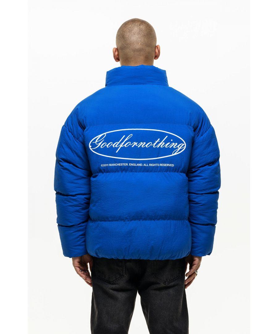 Good for nothing cheap blue jacket