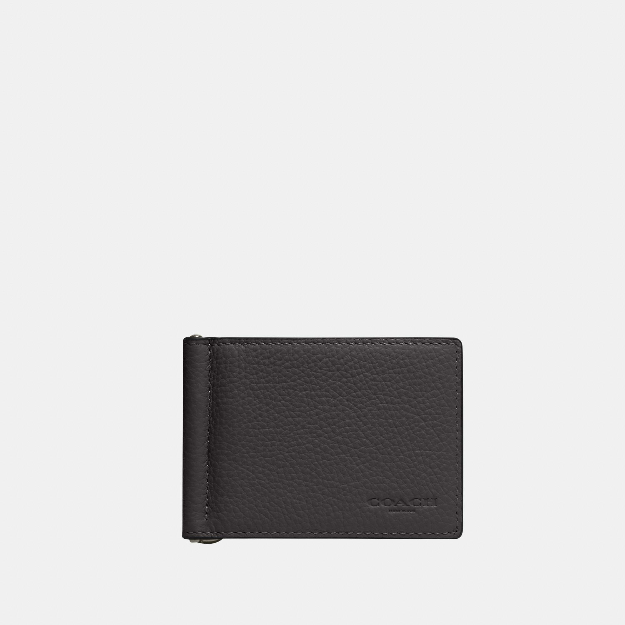 Coach money clip billfold sale