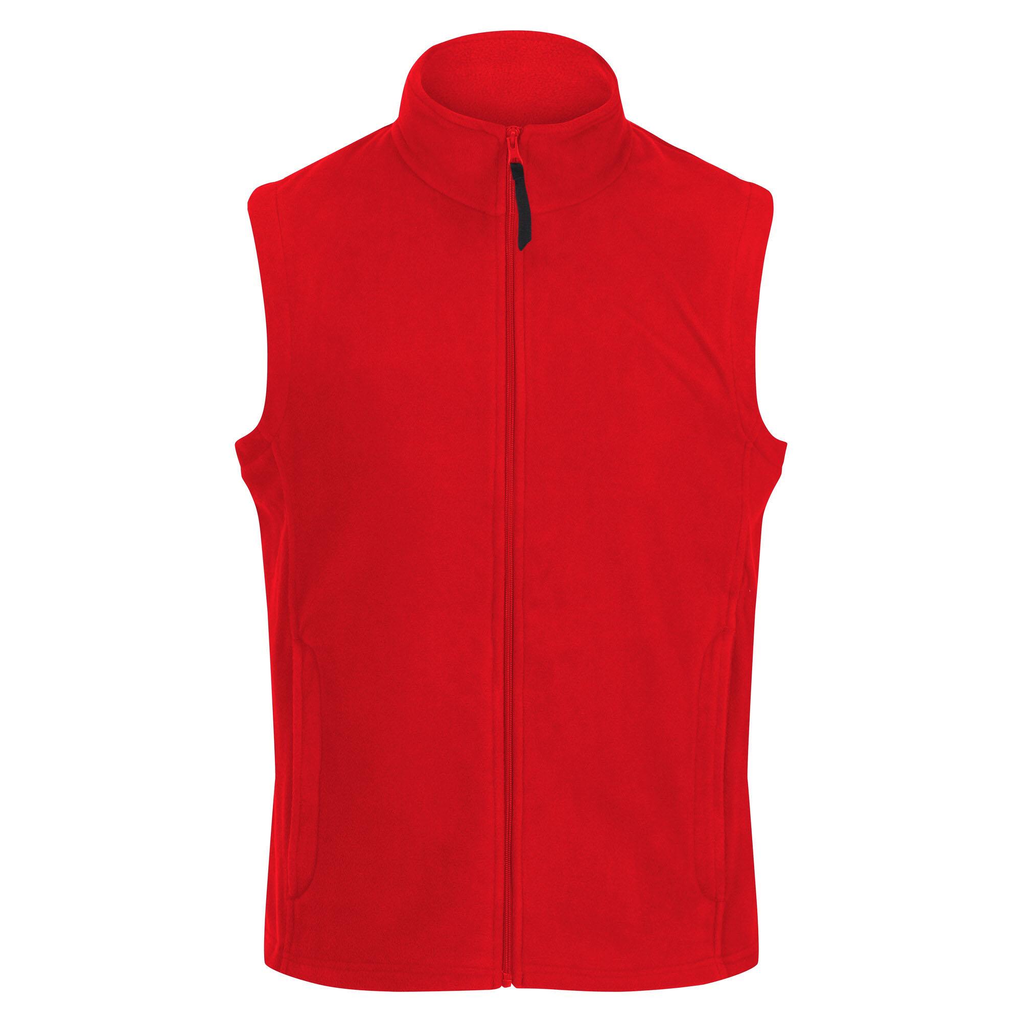 Regatta Micro Fleece Bodywarmer Gilet (Classic) in Red for Men