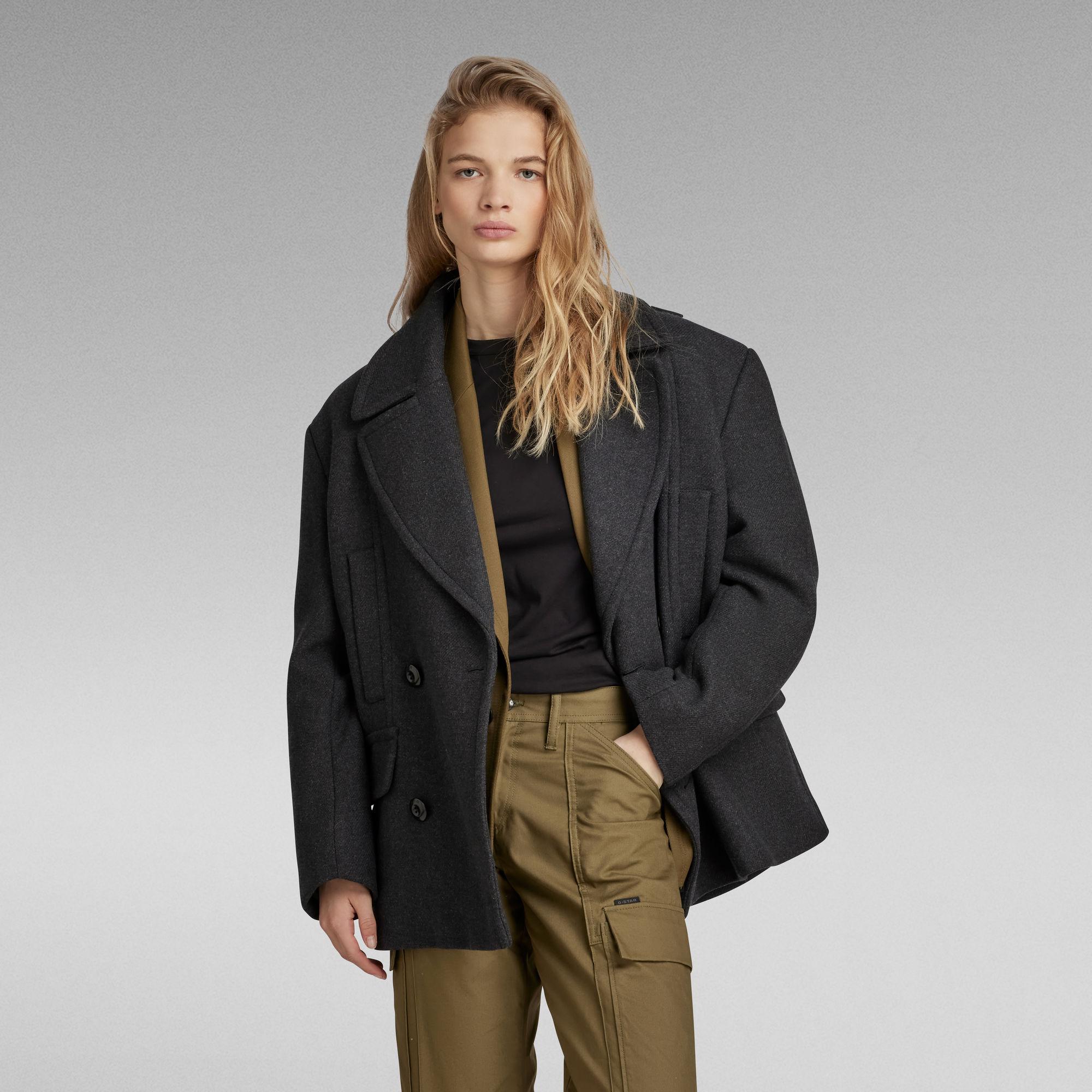 G-Star RAW Wool Coat G Star Raw Men's Wool 3/4 Trench Coat