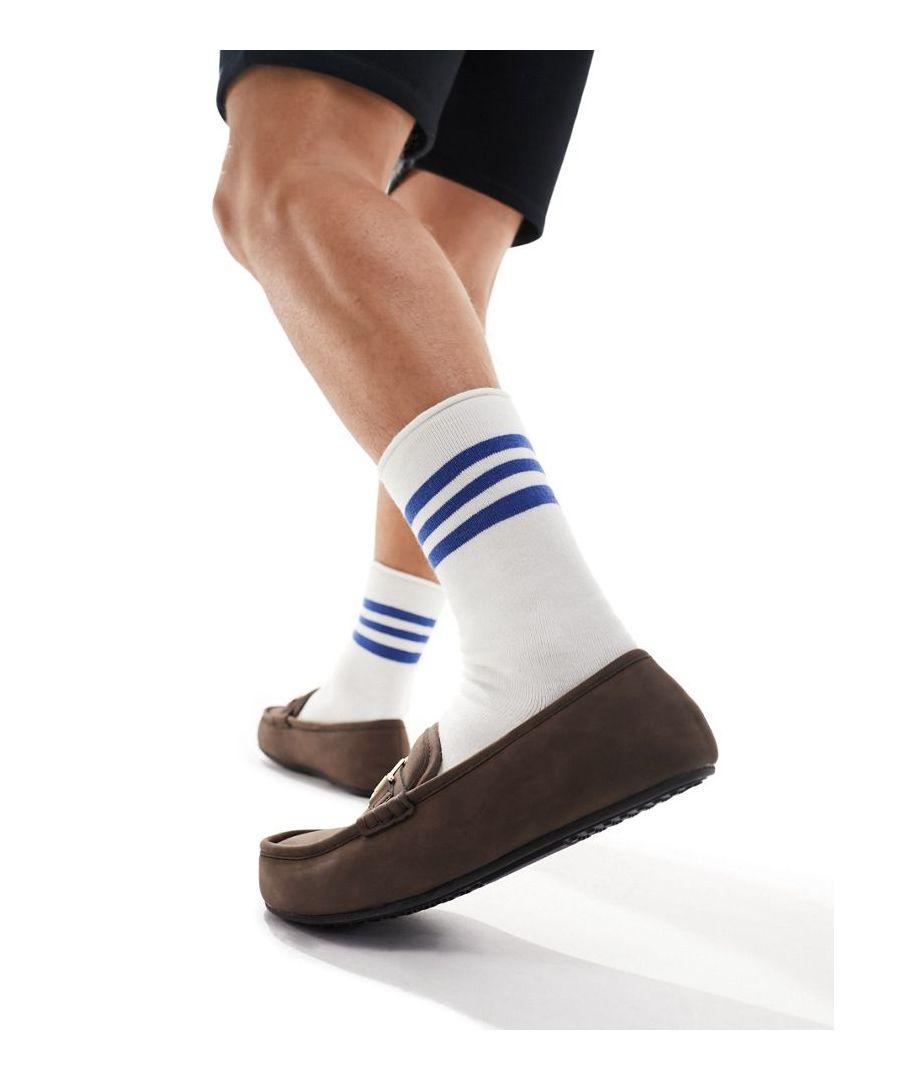 ASOS Moccasin Slippers in Brown for Men Lyst UK