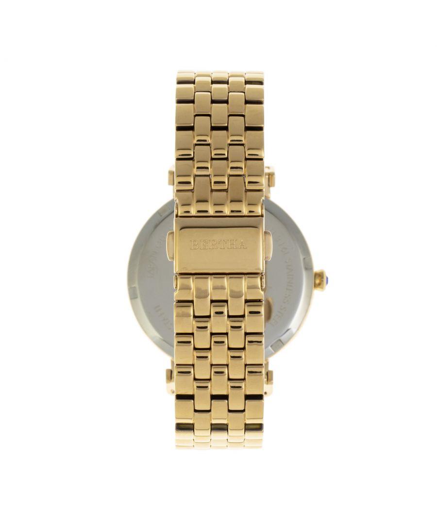 Bertha Emily Mother-Of-Pearl Bracelet Watch in Metallic Lyst UK
