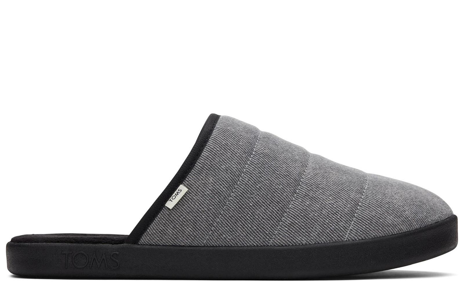 TOMS Harbor Slipper in Black for Men Lyst UK