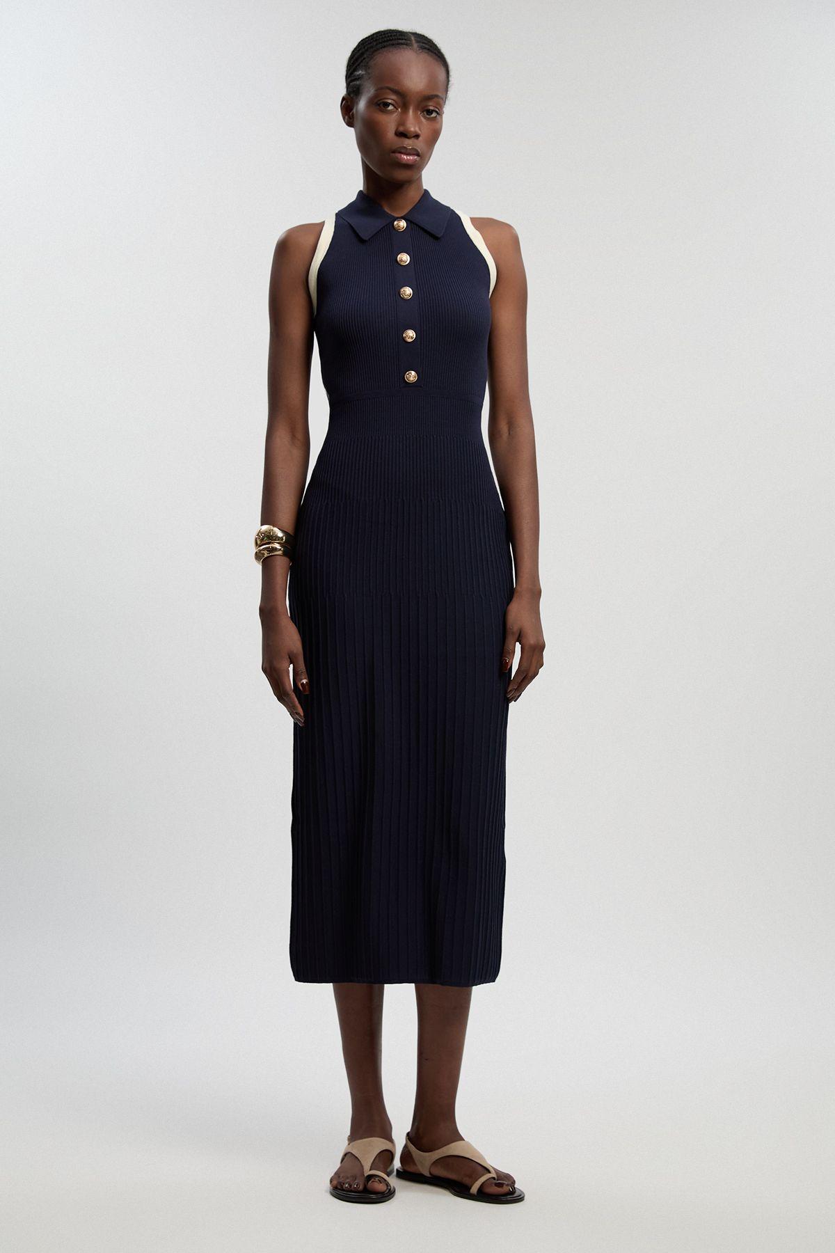 AMERI MILITARY WORK I LINE DRESS