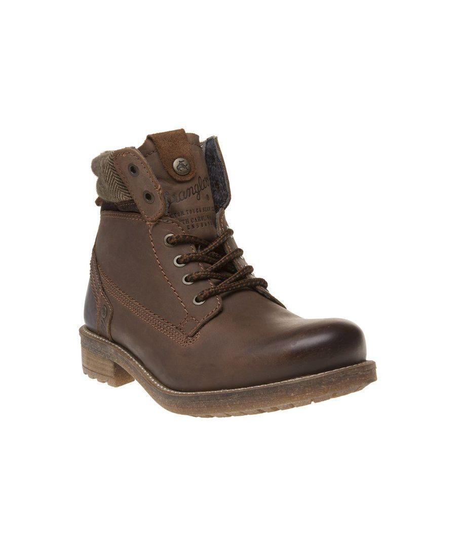Wrangler Hill Tweed Chukka Boots in Brown for Men | Lyst UK
