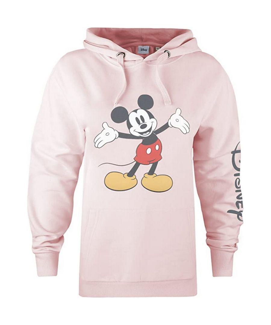 Disney Open Arms Mickey Mouse Hoodie in Pink Lyst UK