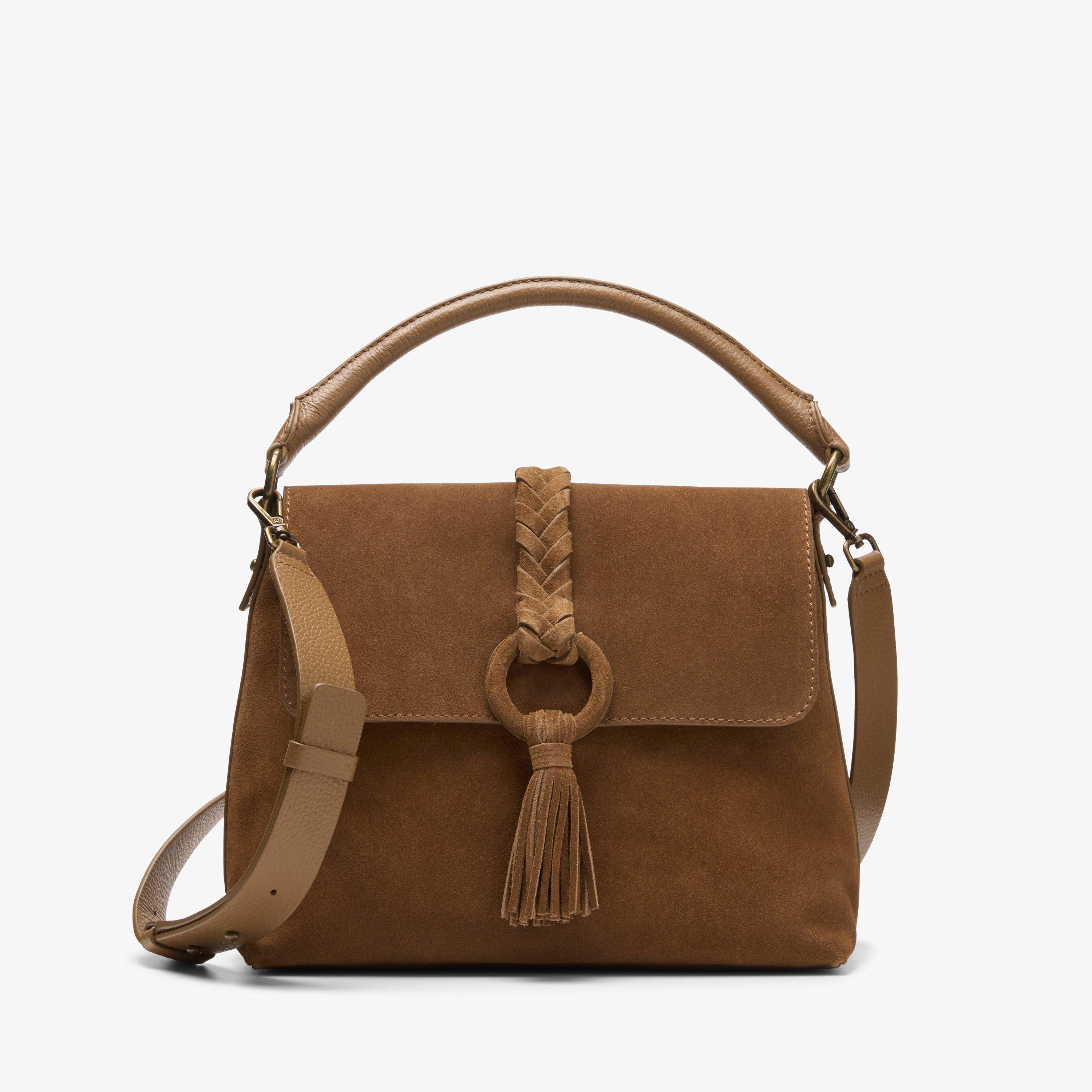 Clarks Casual Mid Walnut Suede Bags in Brown Lyst UK