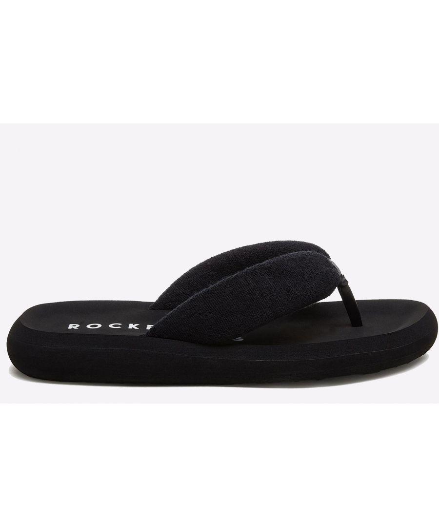 Black dog flip flops online