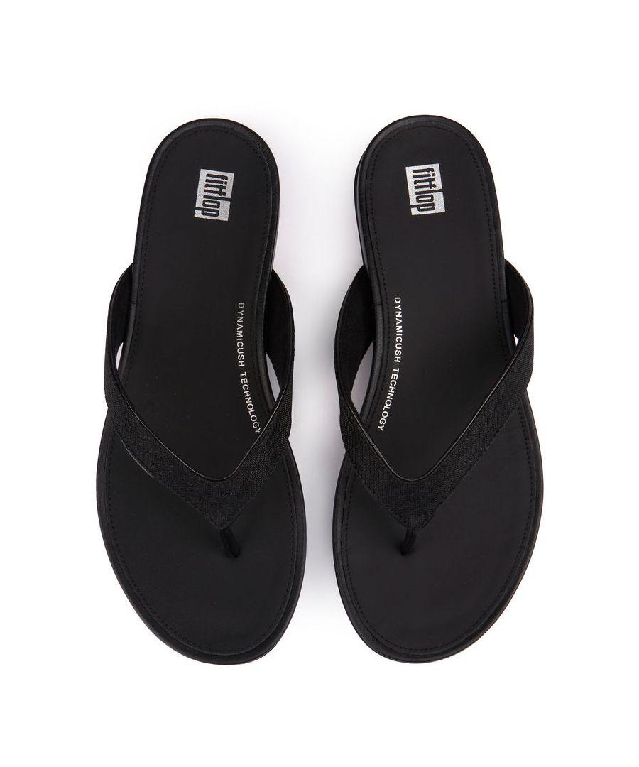 Fitflop Gracie Shimmerlux Sandals in Black Lyst UK