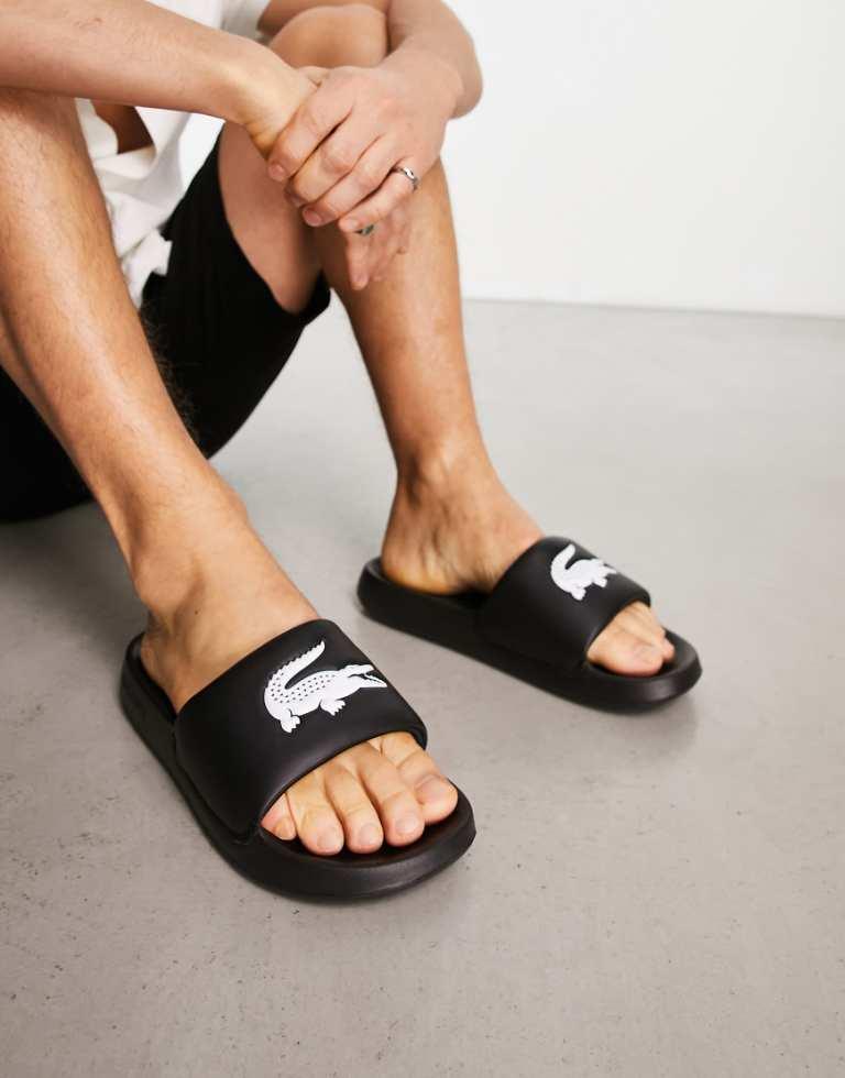 Mens sliders for wide feet deals