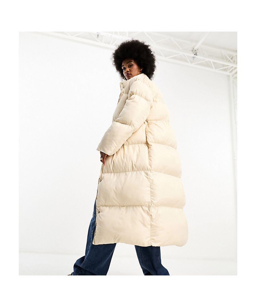 Asos longline puffer coat deals