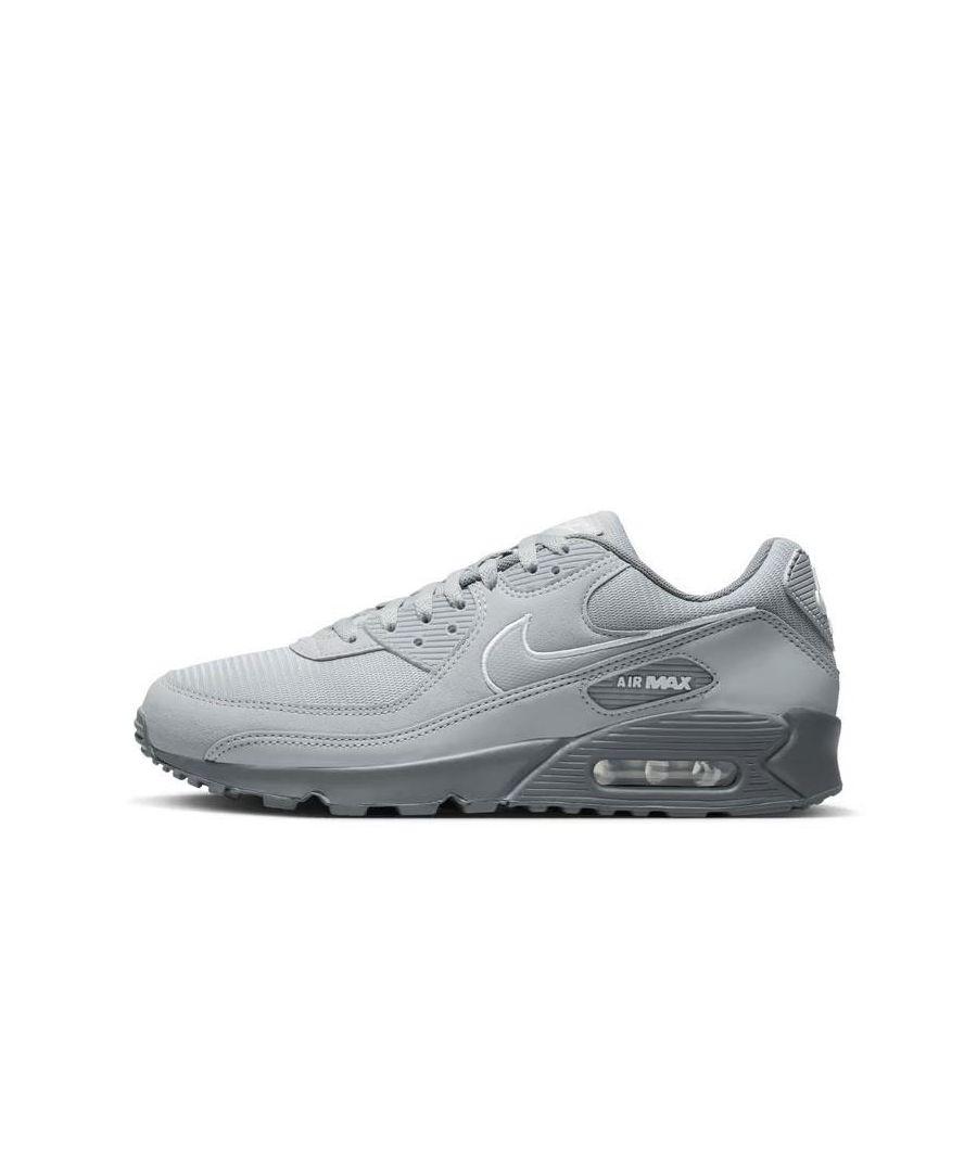 Nike air max 90 essential trainer black/wolf grey/cool grey cheap