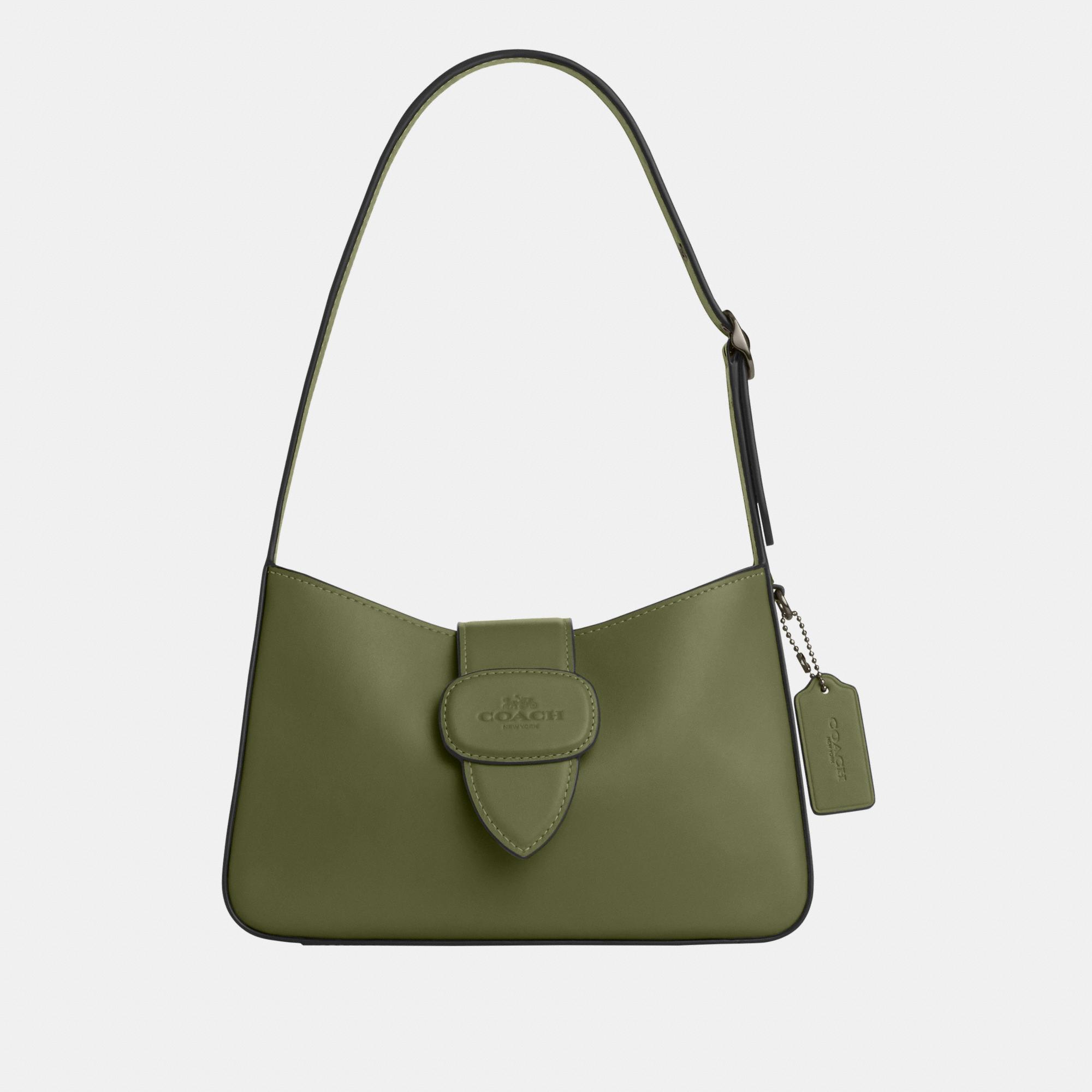 Top Handle Bag Eliza Coach Military Green Bag (INTERNAL USE ONLY