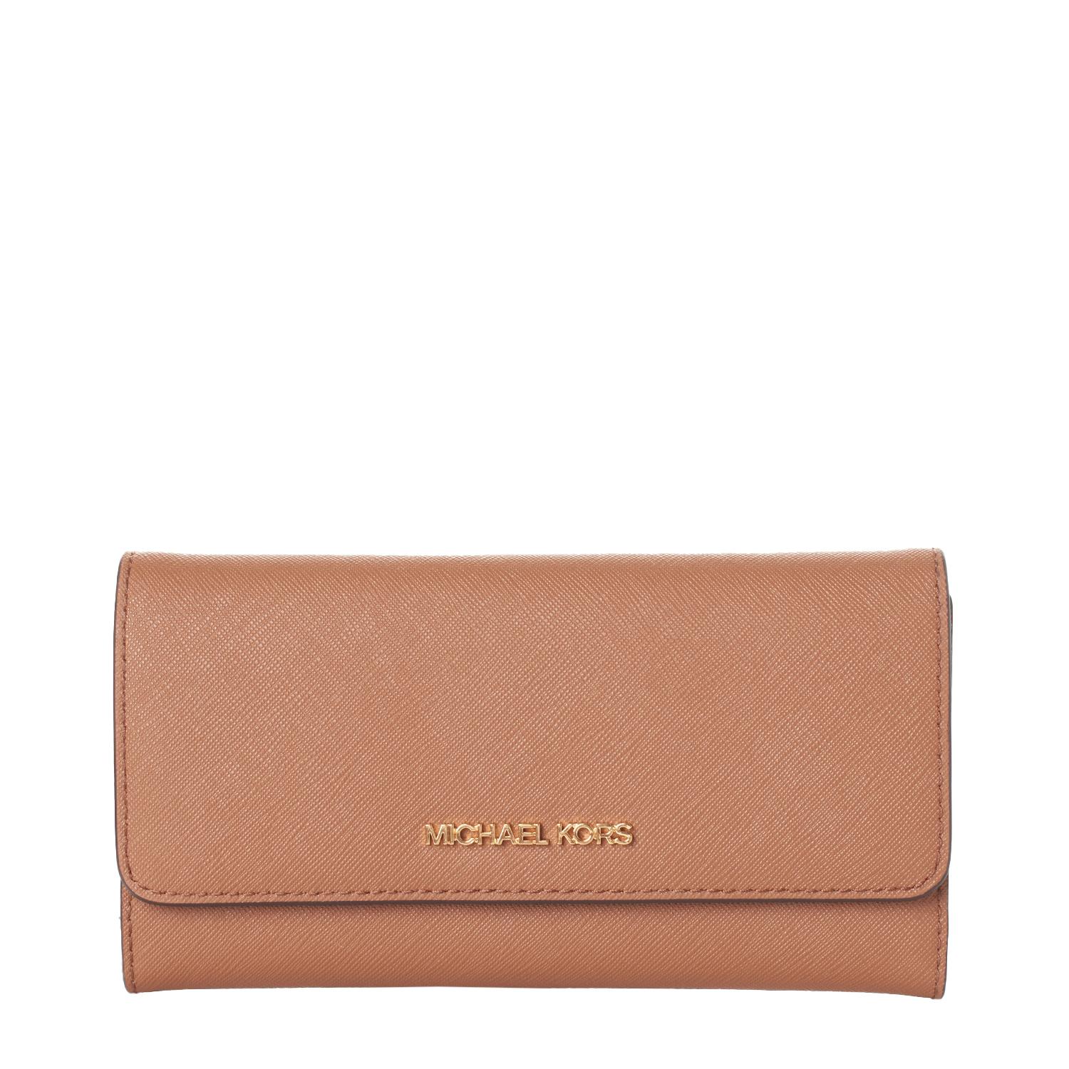 Michael Kors Long Leather Wallet 35S8Gtvf7L in Brown Lyst UK