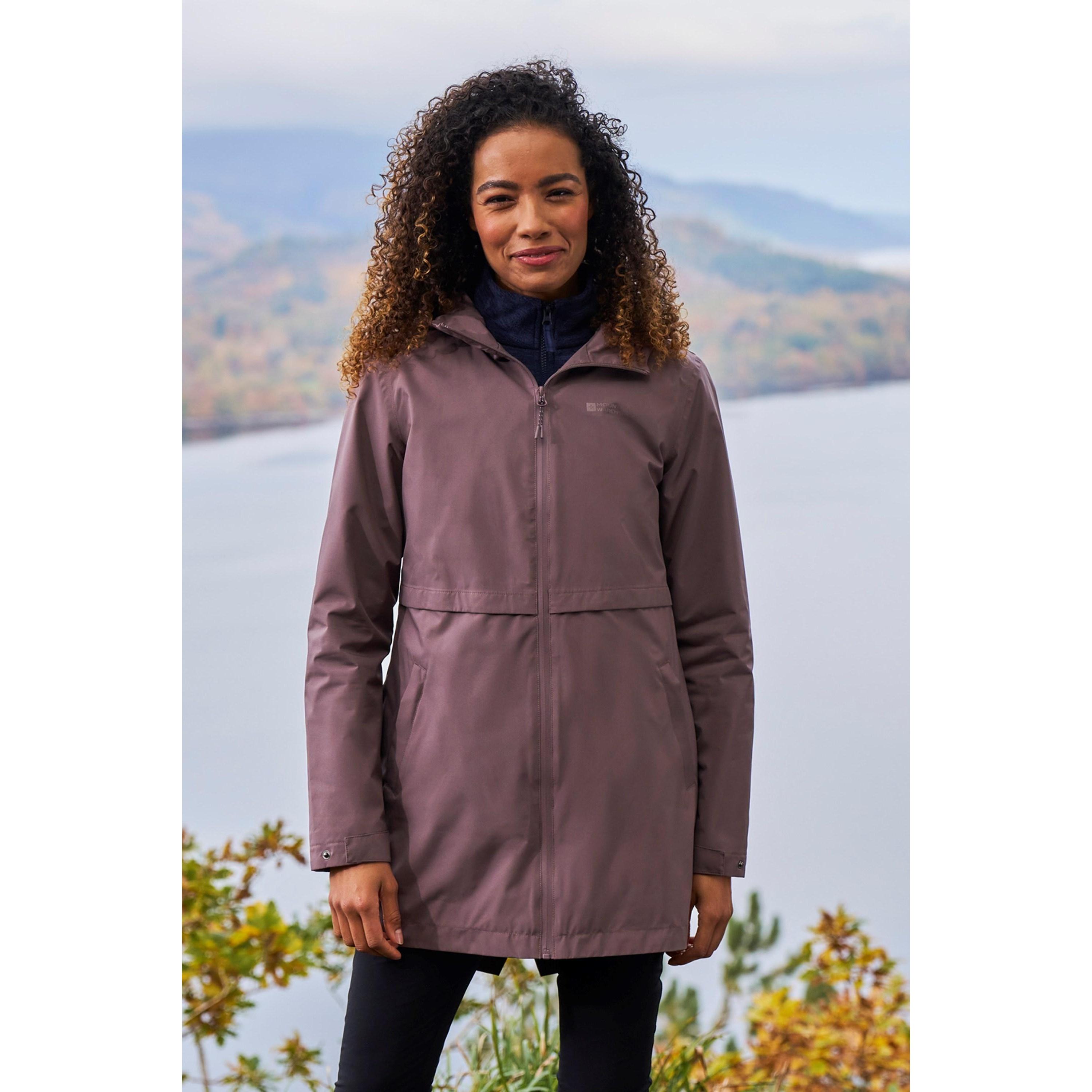 Mountain Warehouse Ladies Hilltop Ii Waterproof Jacket in Purple