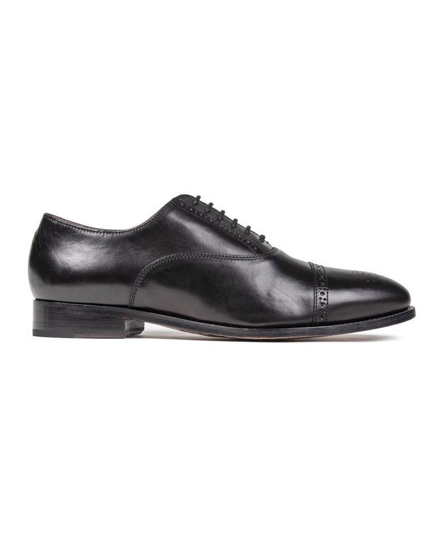 Paul smith black leather shoes on sale