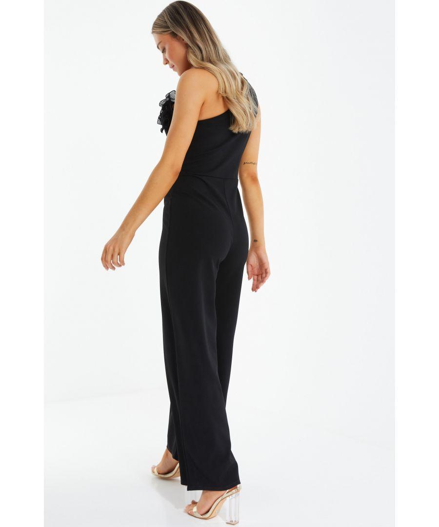 Quiz frill best sale jumpsuit