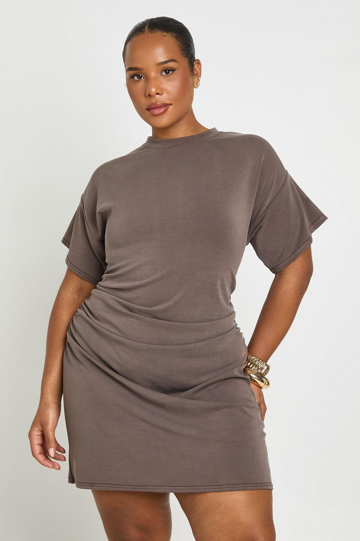 bodycon dress and cardigan Tailored Mini & Set Cream Ponte Envelope Neck Color:Daylily Denim whitedress Color Options