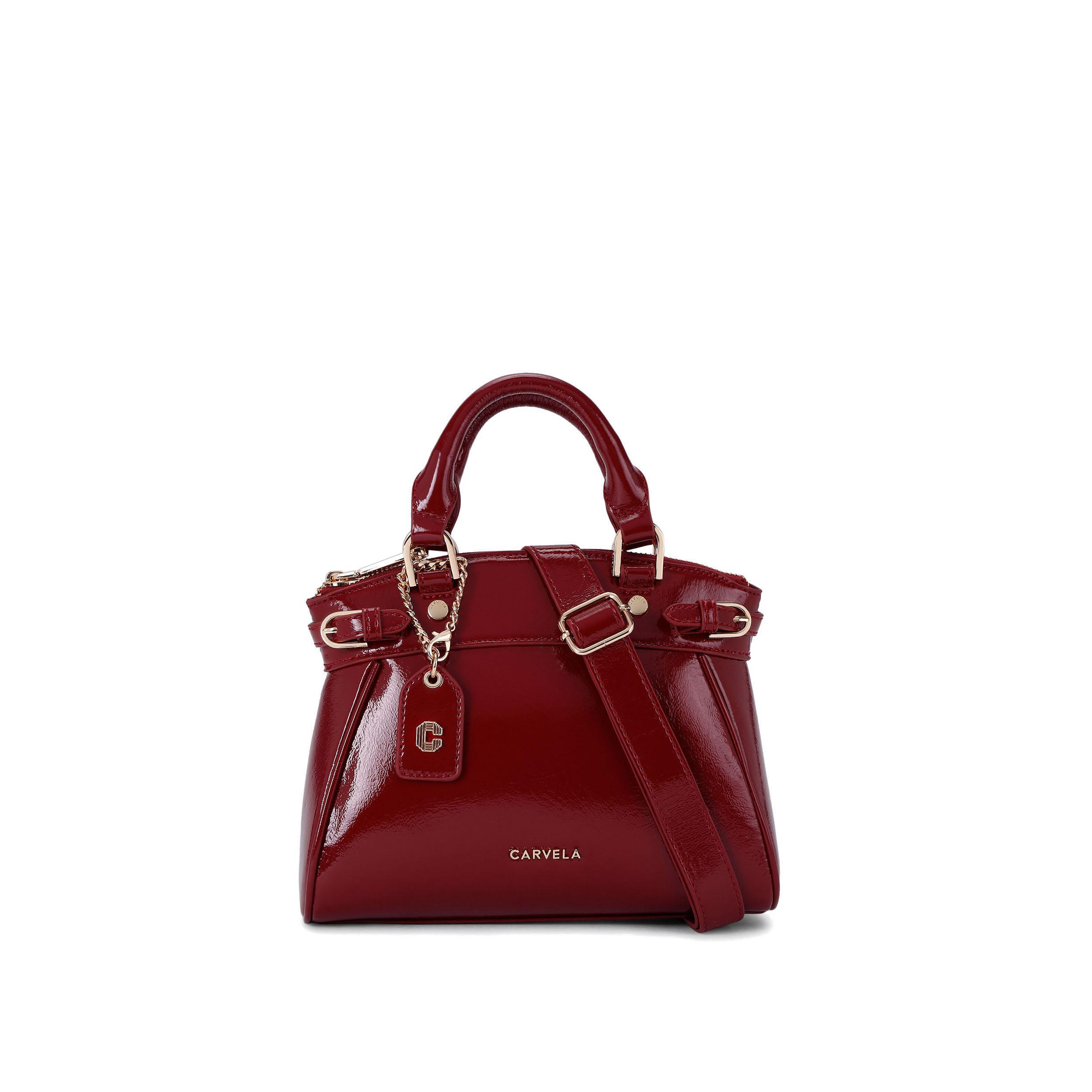Carvela Kurt Geiger Tote Bag Patent Valentina in Red Lyst UK