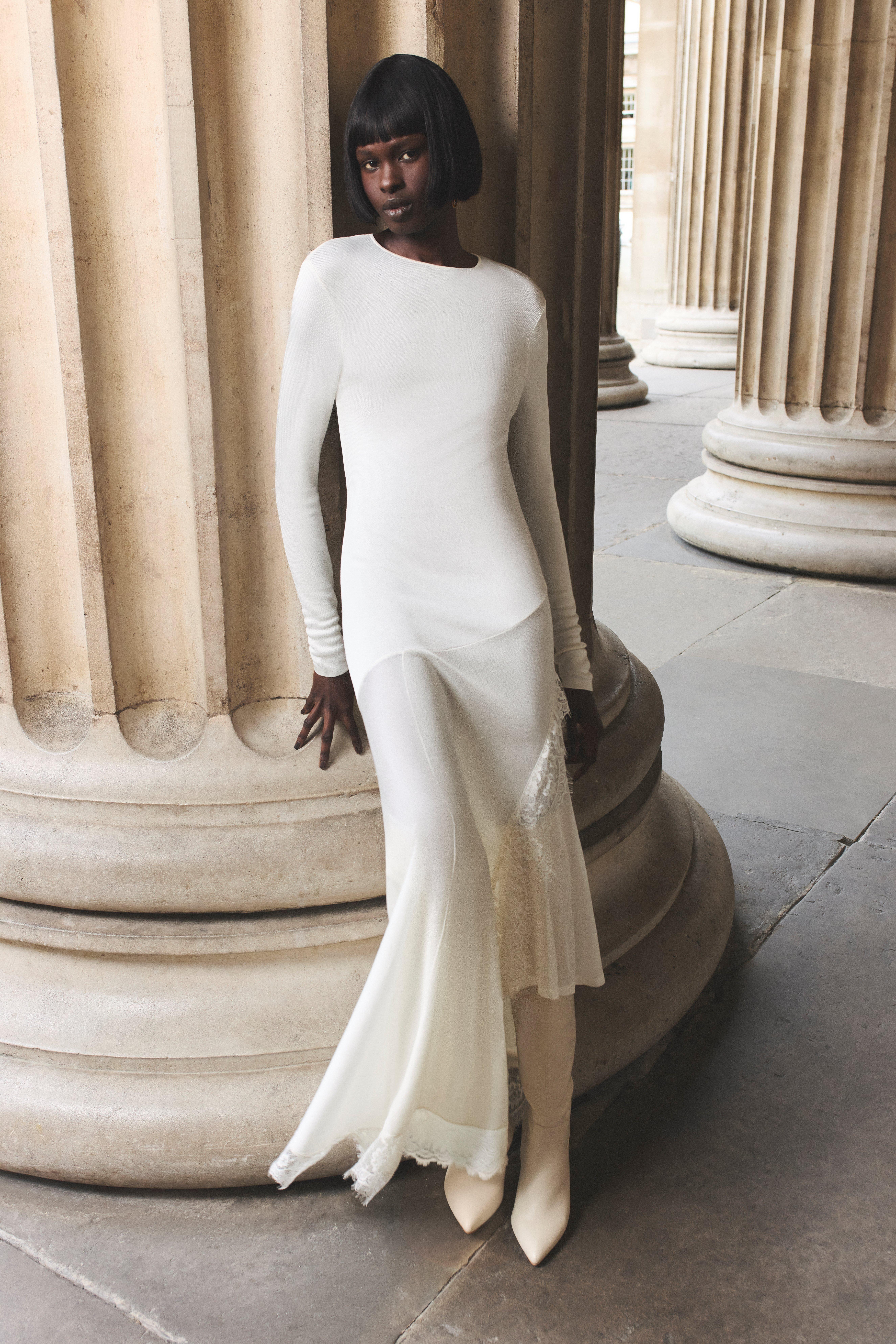 chinese dress ladies Glamorous French Ivory Chantilly Lace – Harper