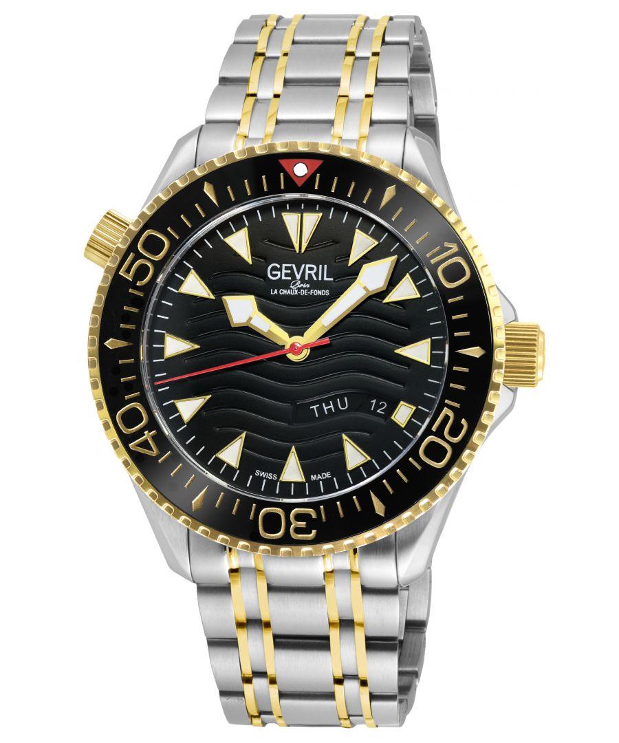 Gevril Hudson Yards Swiss Automatic Dial Watch in Metallic for Men ...