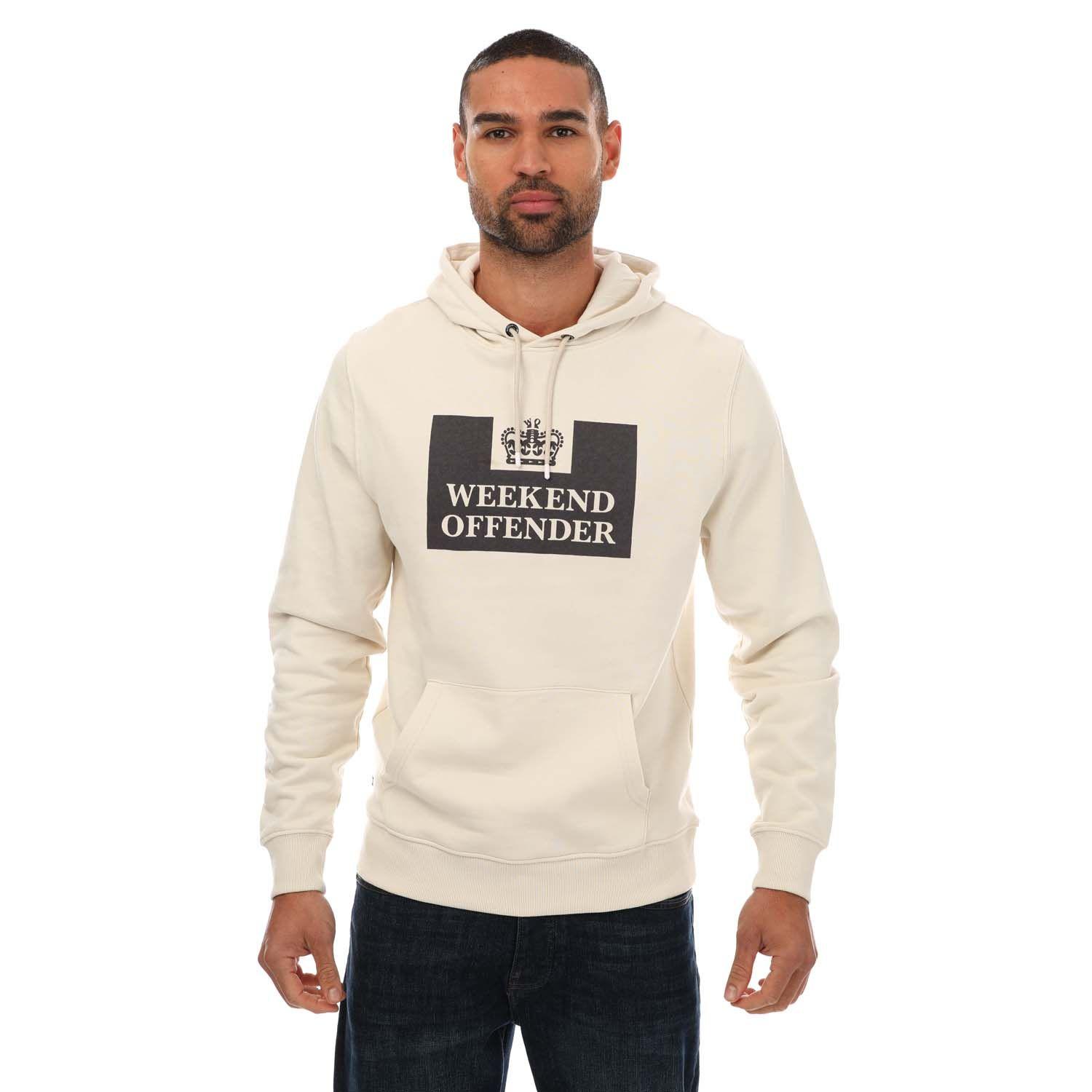 Weekend Offender Garrison Logo Hoody in Natural for Men Lyst UK