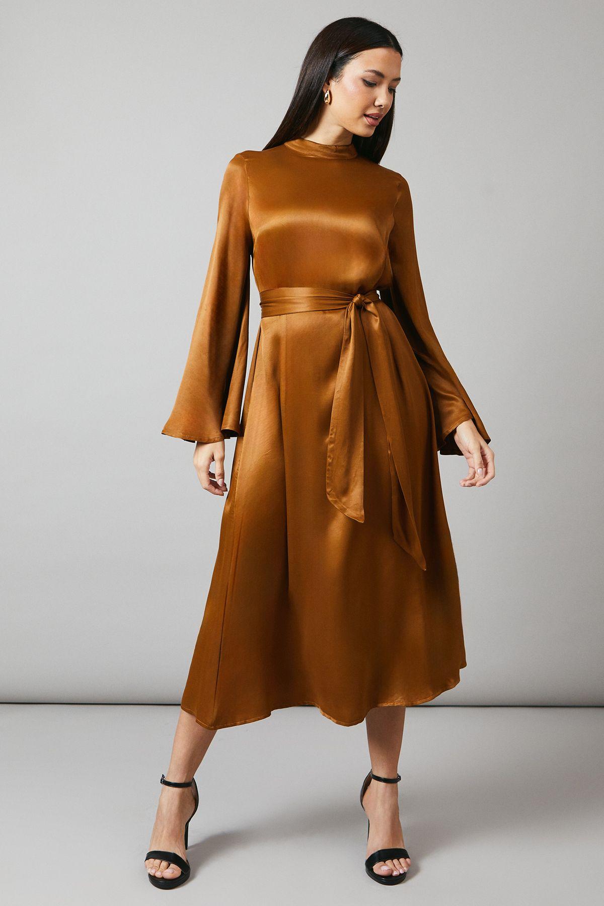 Principles bronze foil dress hotsell