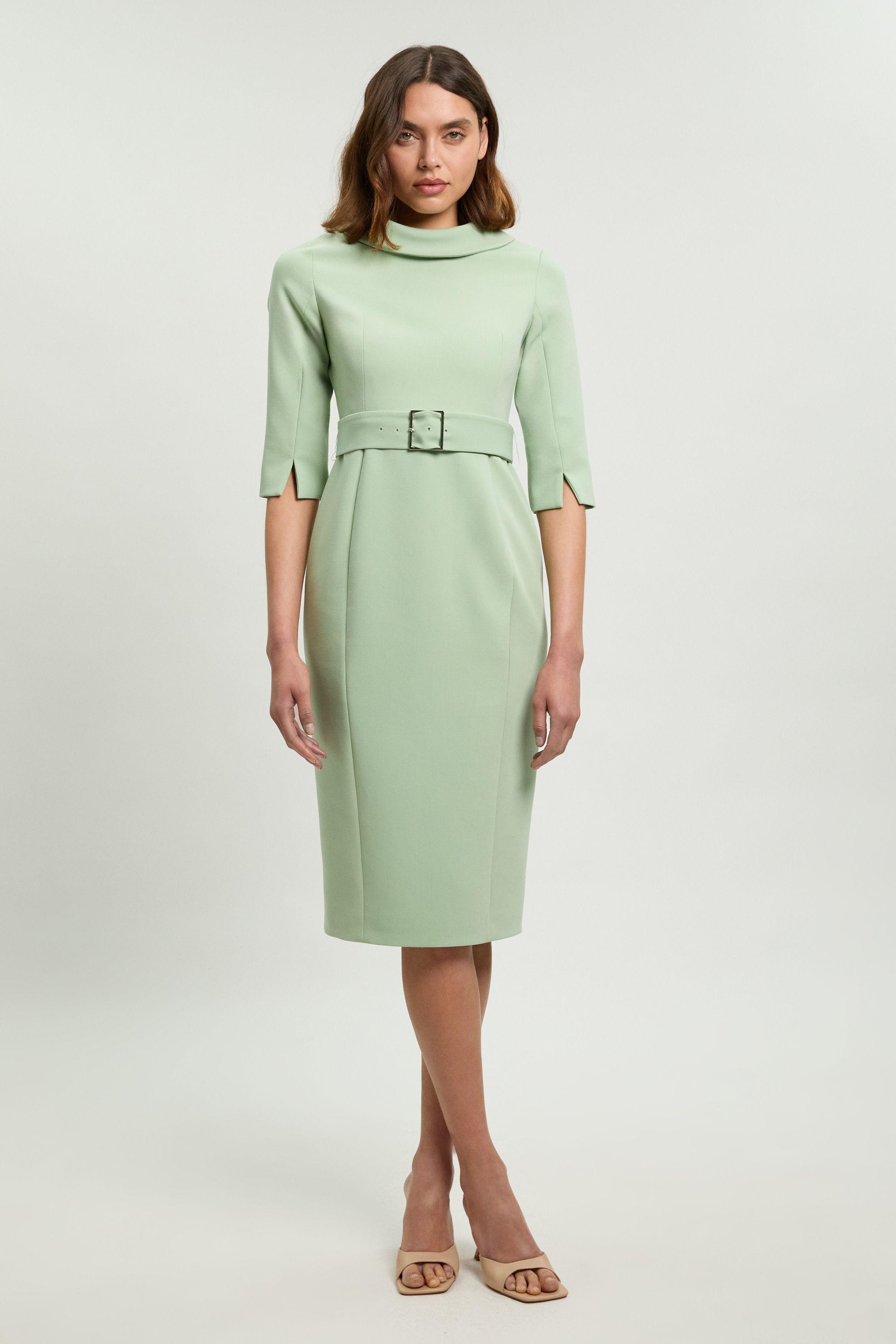 light green pencil dress Talita Cady Pencil Dress