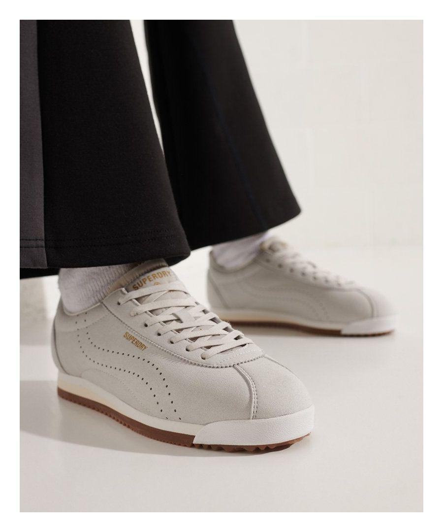 Retro track shop shoes