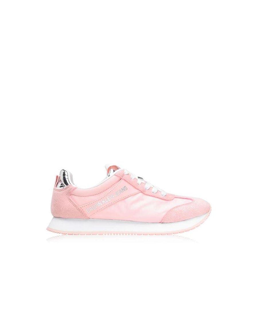 Calvin Klein Womenss Jill Low Top Trainers in Pink Lyst UK