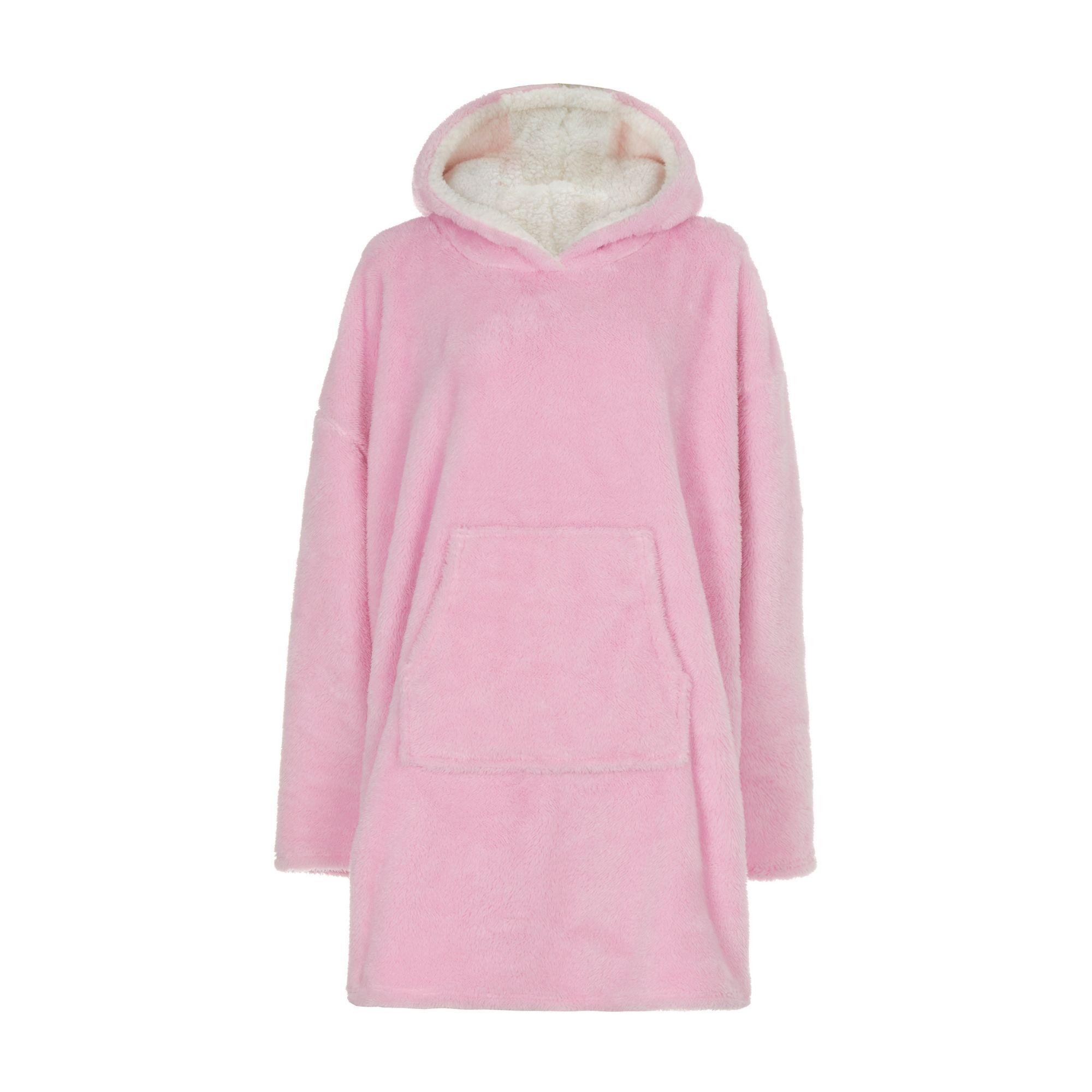 Sleep Snob Ladies Fleece-Lined Oversized Hoodie: Snuggle Blanket