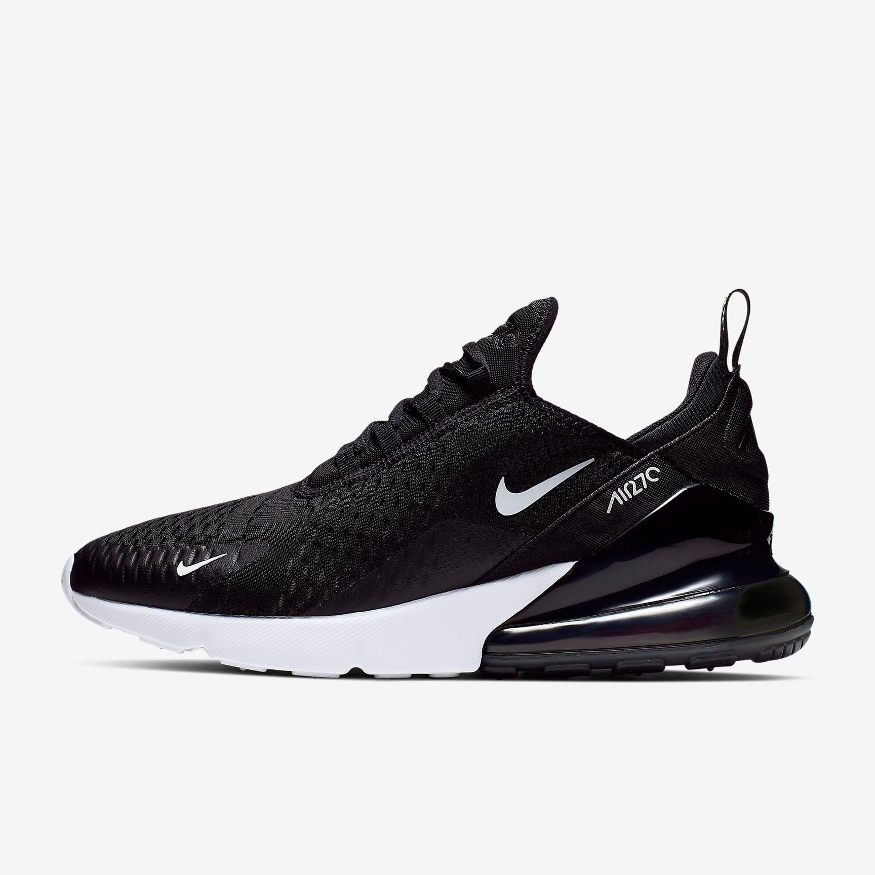 Nike Air Max 270 Trainers//Solar/Anthracite Mesh in Black Lyst UK