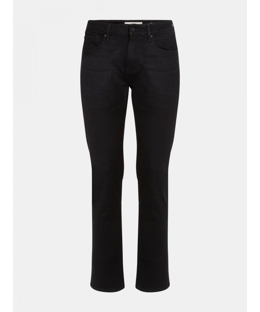 Black guess jeans mens online