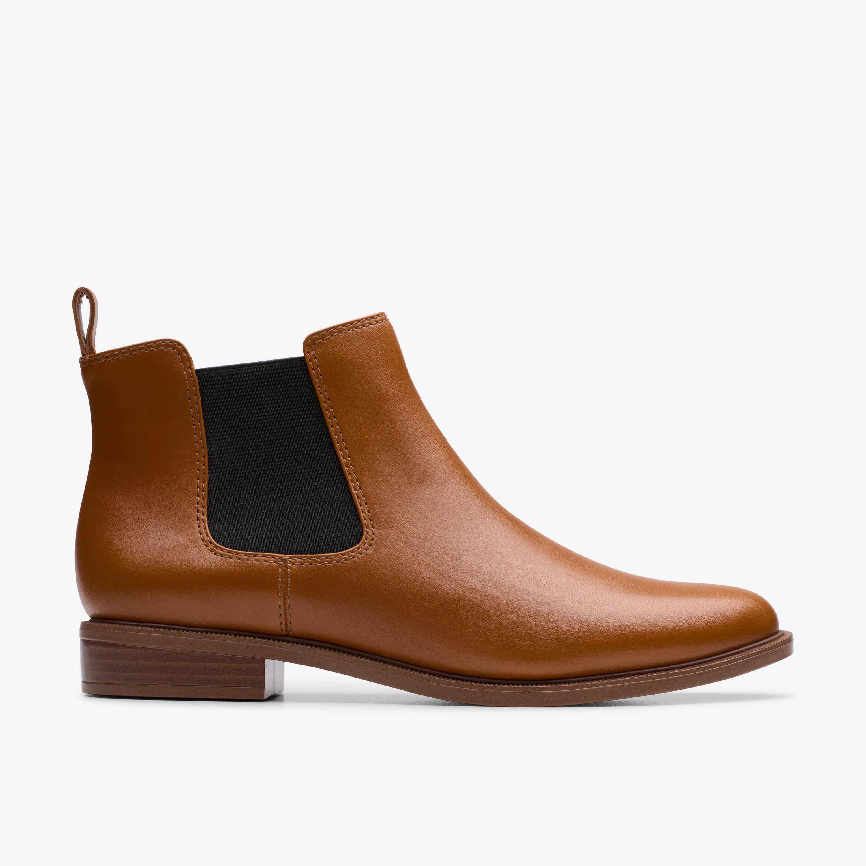 Clarks Taylor Shine Tan Leather Boots in Brown Lyst UK