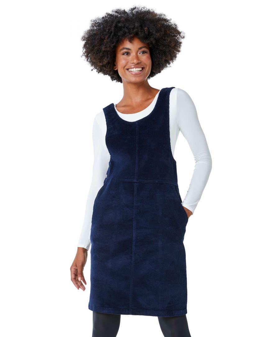 Cord dress pinafore 2025
