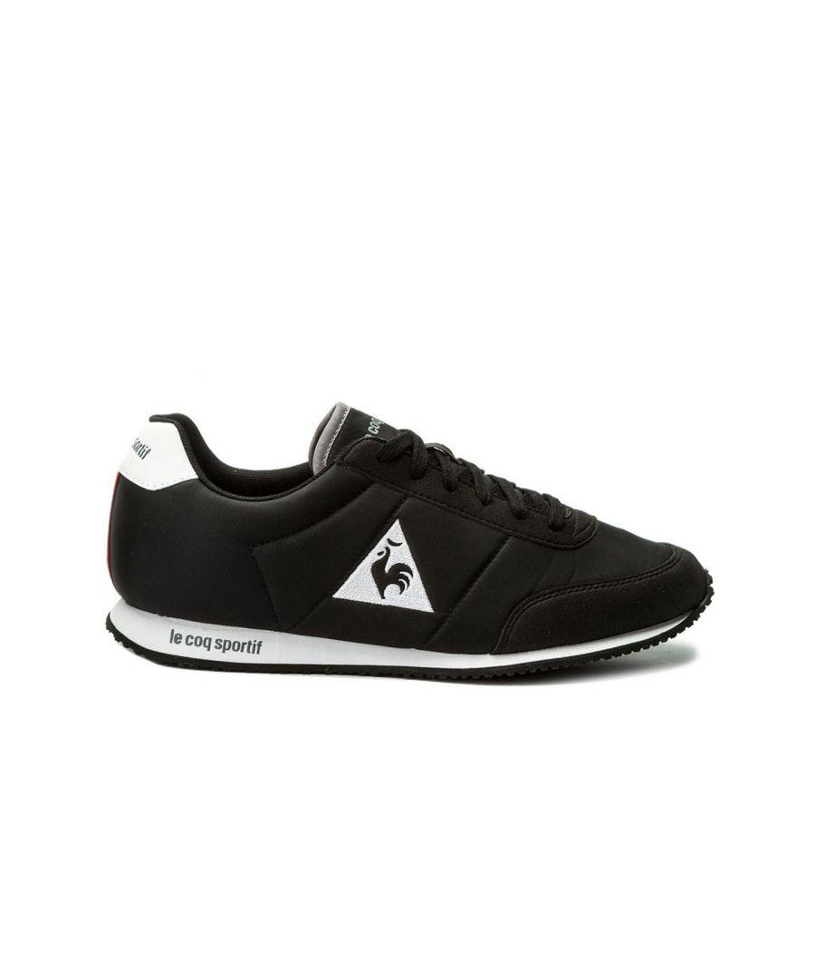 Le Coq Sportif Racerone Lace-up Black Synthetic Trainers 1711237 for Men |  Lyst UK