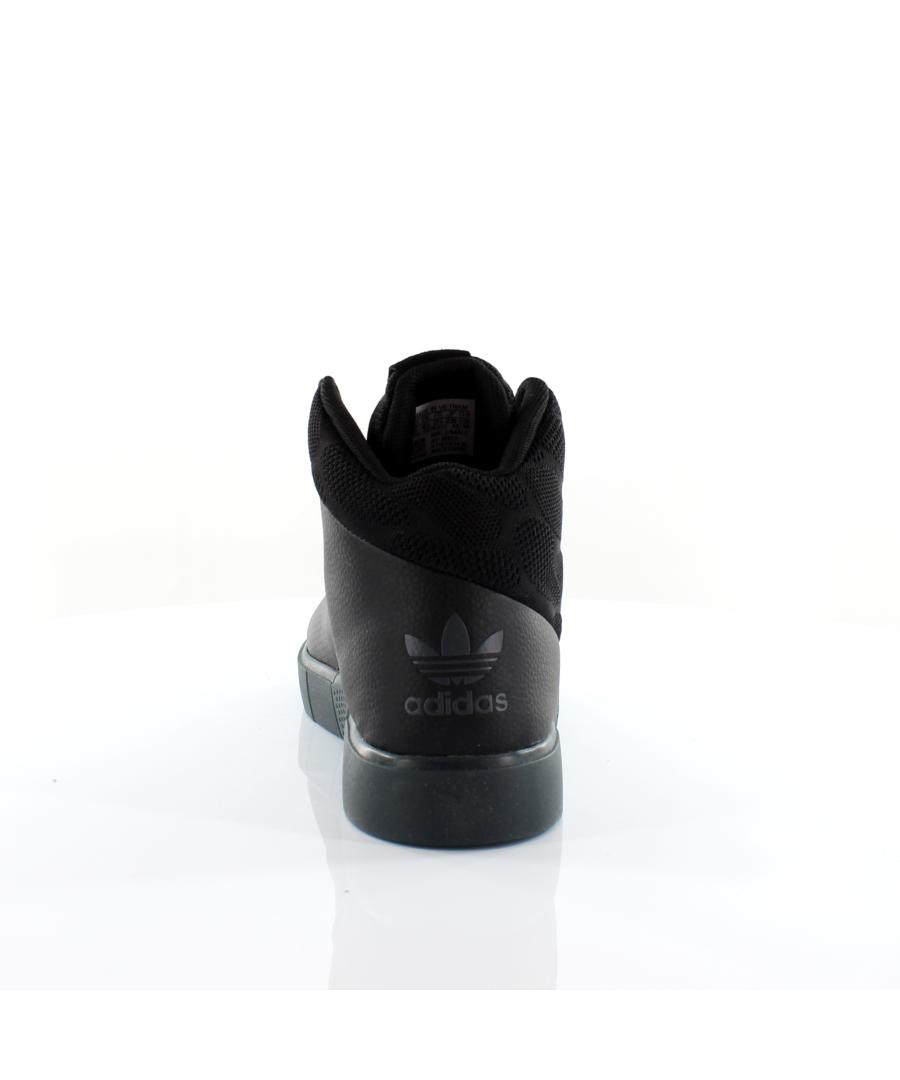 adidas Splendid Hi Black Trainers Leather for Men | Lyst UK