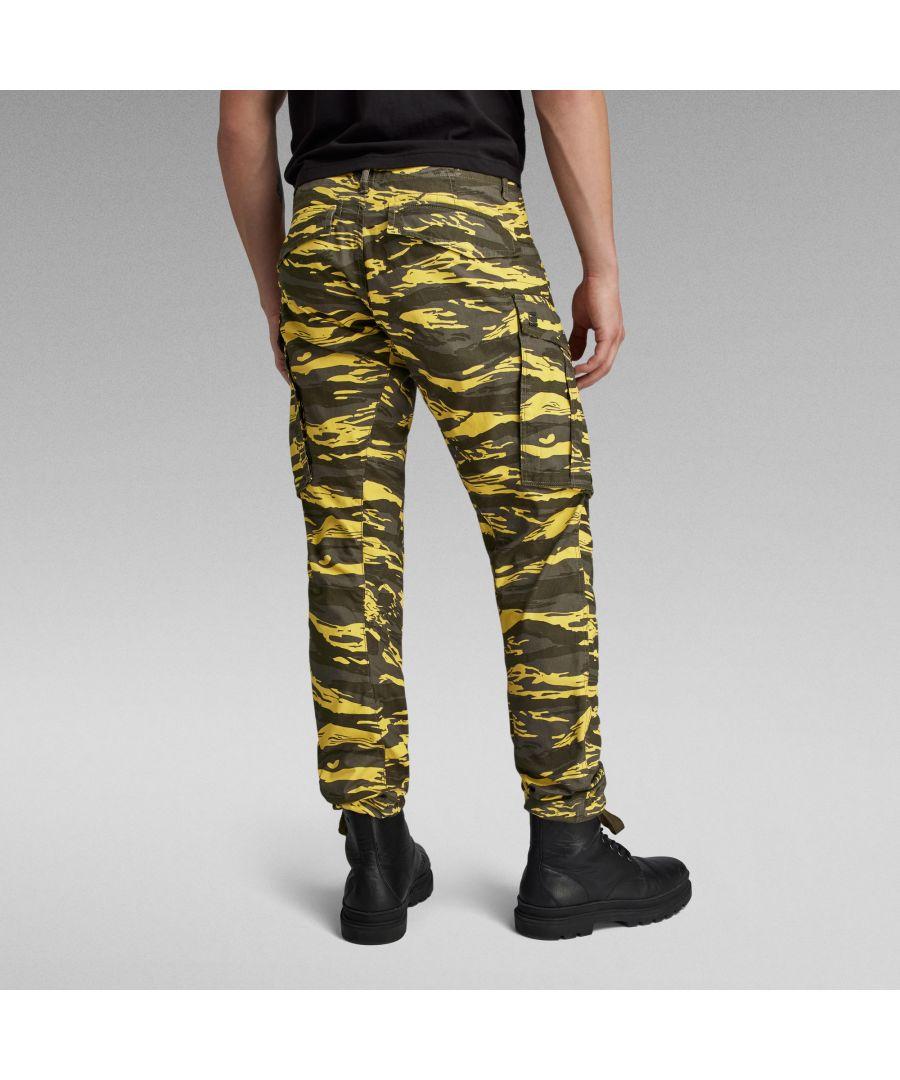 G Star RAW G Star Raw Rovic Zip 3D Regular Tapered Pants in Green for Men Lyst UK