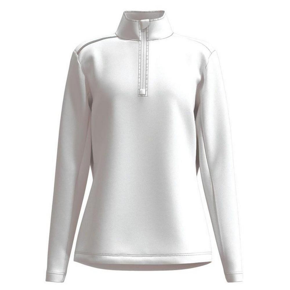 Forelson Broadway 1/4 Zip Ladies Golf Pullover - White Forelson Broadway 1/4 Zip Ladies Golf Pullover - White